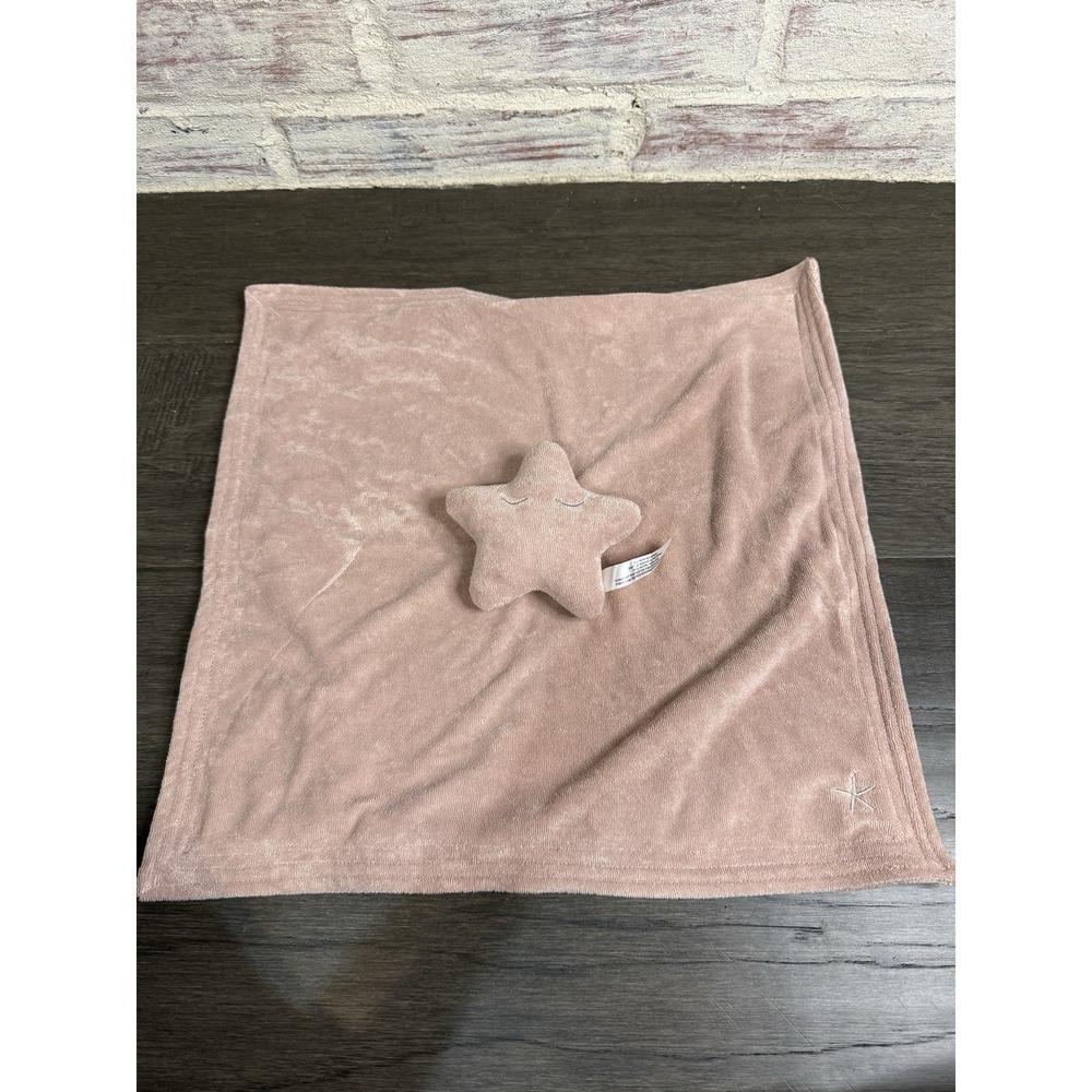 Barefoot Dreams Beach Starfish Baby Lovey Security Blanket Terrycloth Rare
